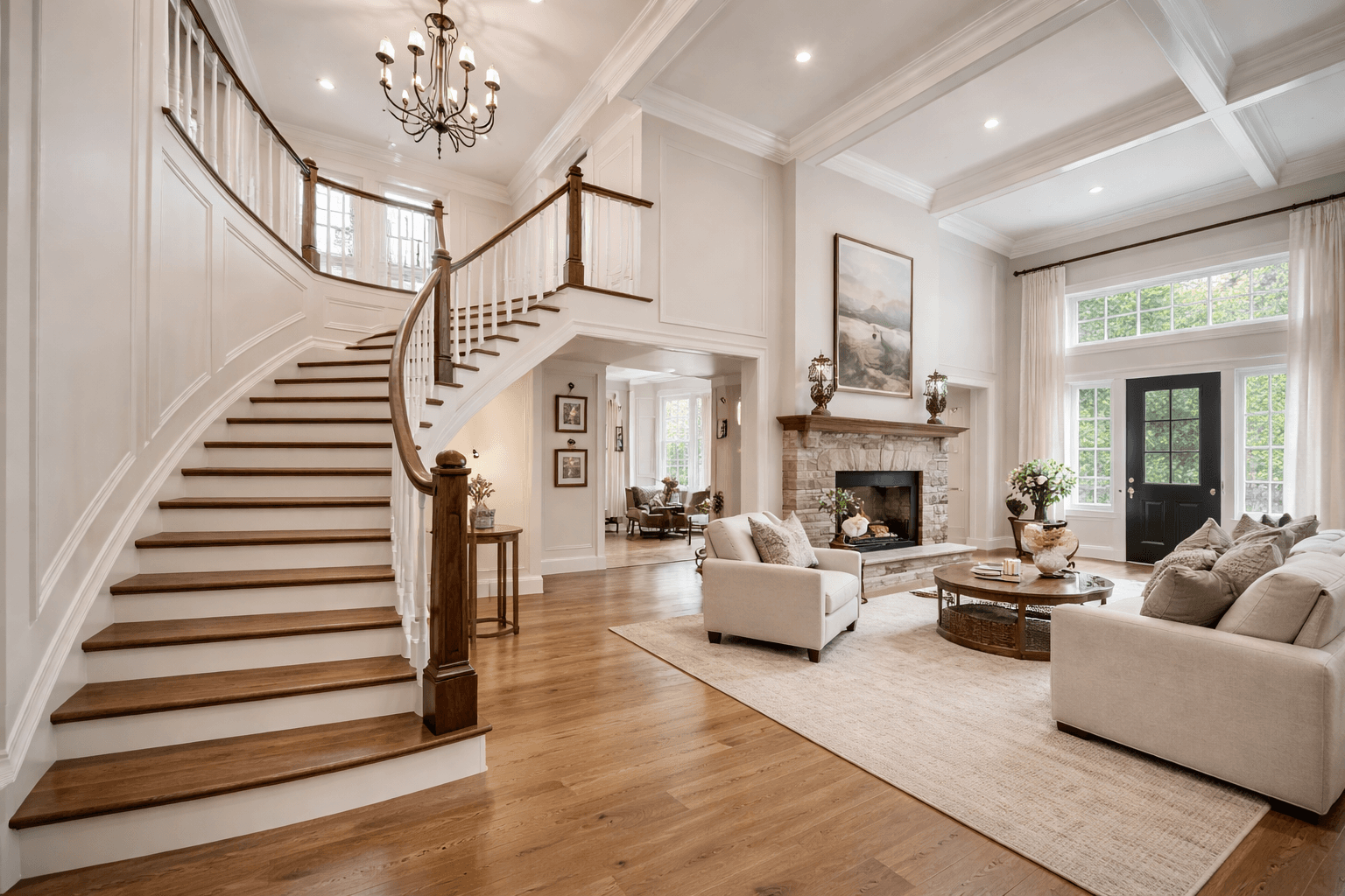 Custom Home 2 — Living Room — NJ